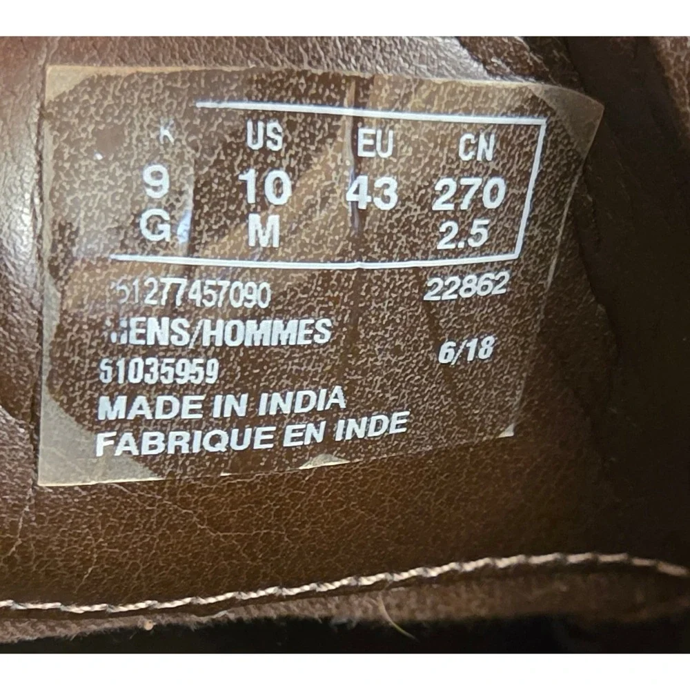 Clarks J Hinman Mid Ankle Chukka Boots‎ Mens Size 10 Brown